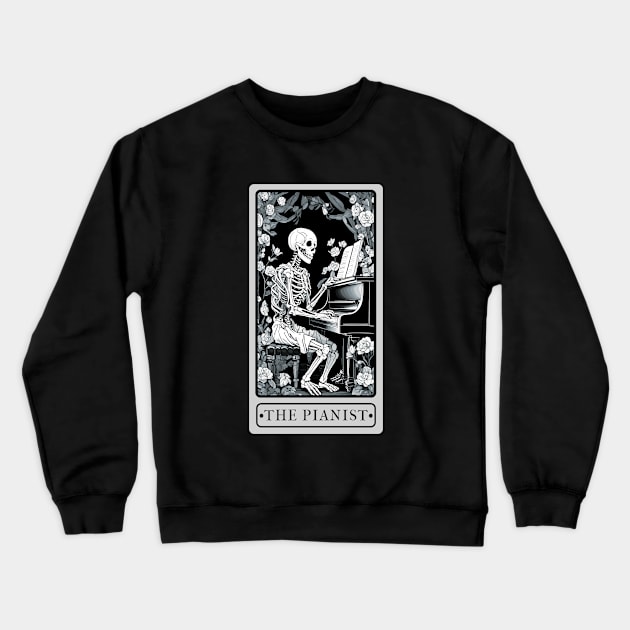 The Pianist Crewneck Sweatshirt by Gothic Museum